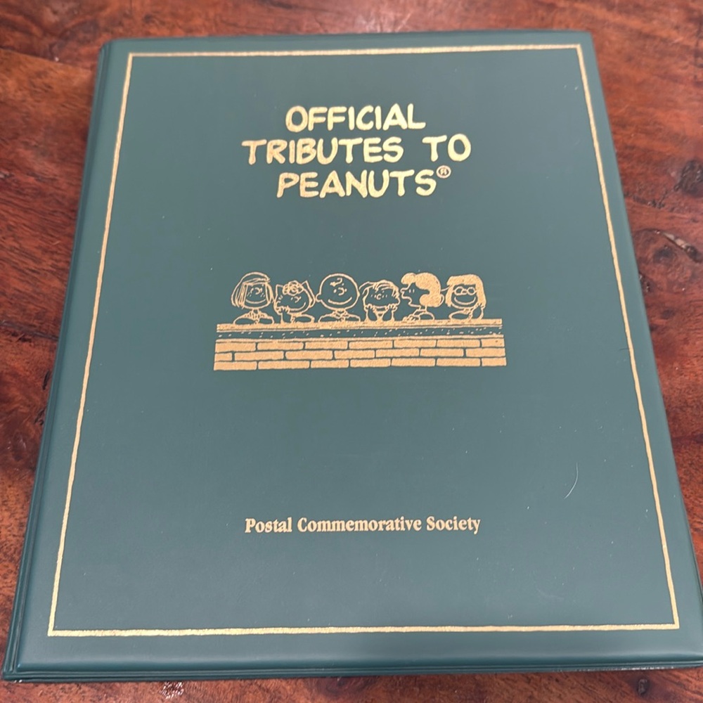 Official Tributes To Peanuts Book Postal Commemorative Society Stamps & Coin